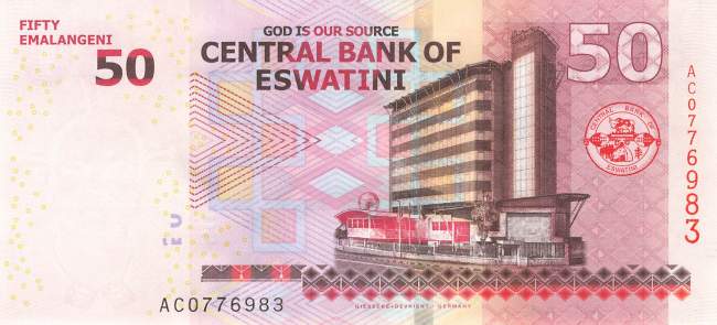 Swaziland p44C 50 Emalangeni 2018
